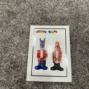 Looney Tunes Character Figurine Set - Red and Blue